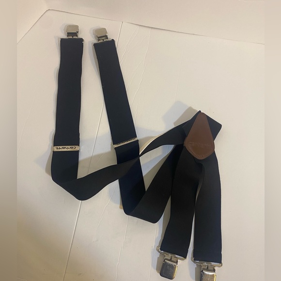 Carhartt Accessories Mens Carhartt Black Utility Suspenders 2 In